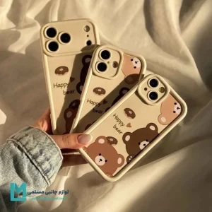 قاب گوشی فانتزی سولید سه خرس کد C3038 | لوازم جانبی مسلمی - لوازم جانبی مسلمی قاب گوشی فانتزی سولید سه خرس